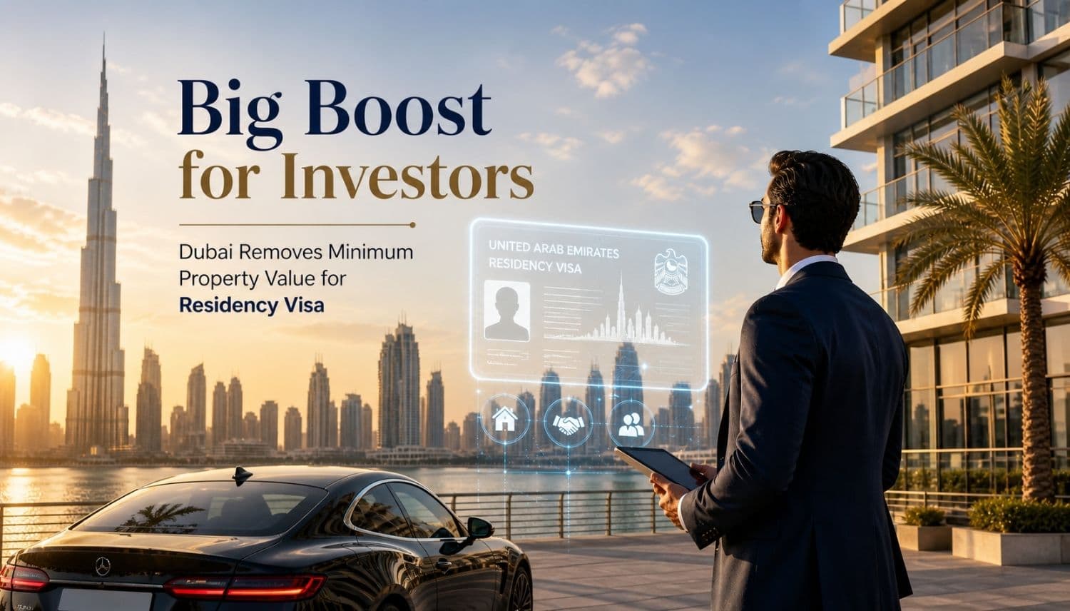 Big Boost for Investors: Dubai Removes Minimum Property Value for Residency Visa