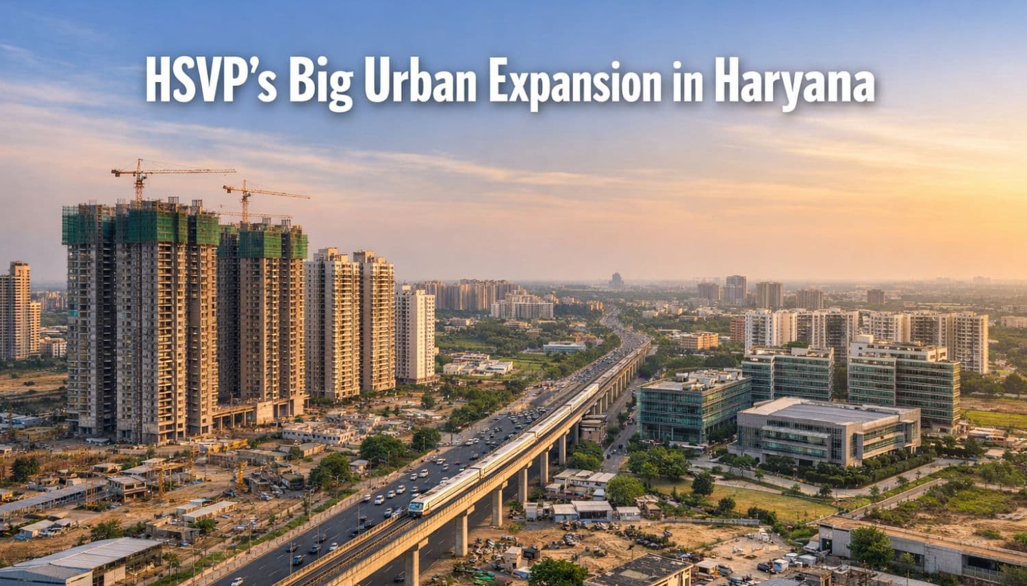 Big Urban Growth Push in Haryana as HSVP Prepares to Launch New Sectors