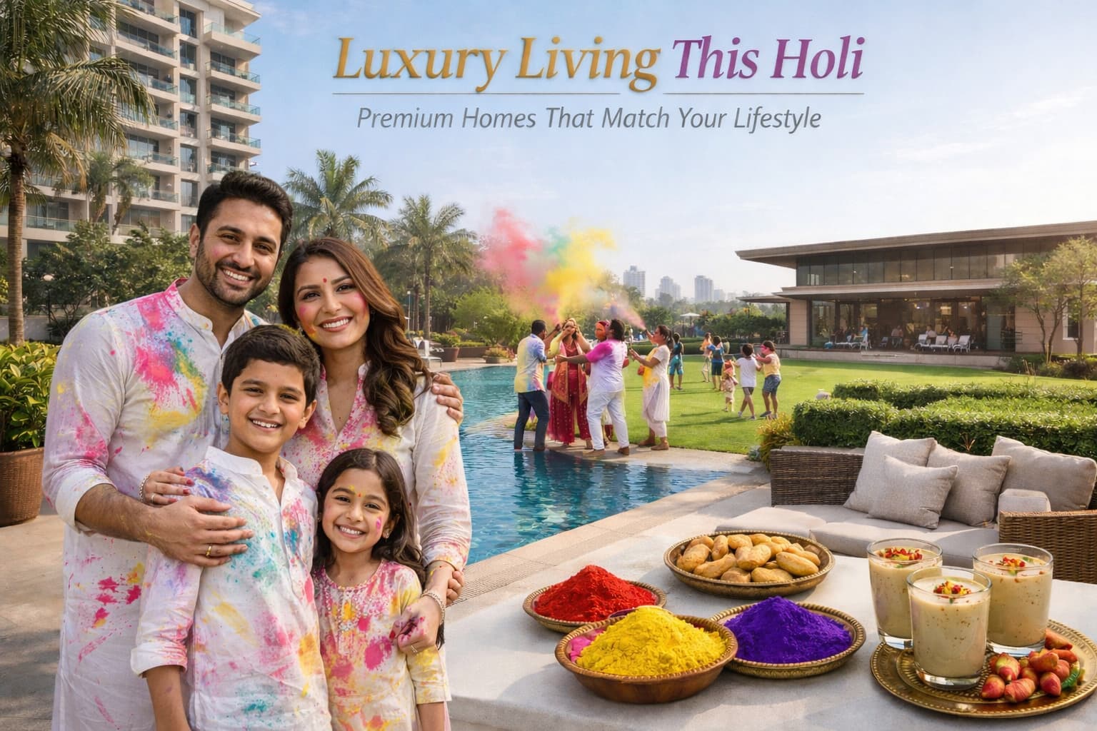 Luxury Living This Holi: Premium Homes That Match Your Lifestyle