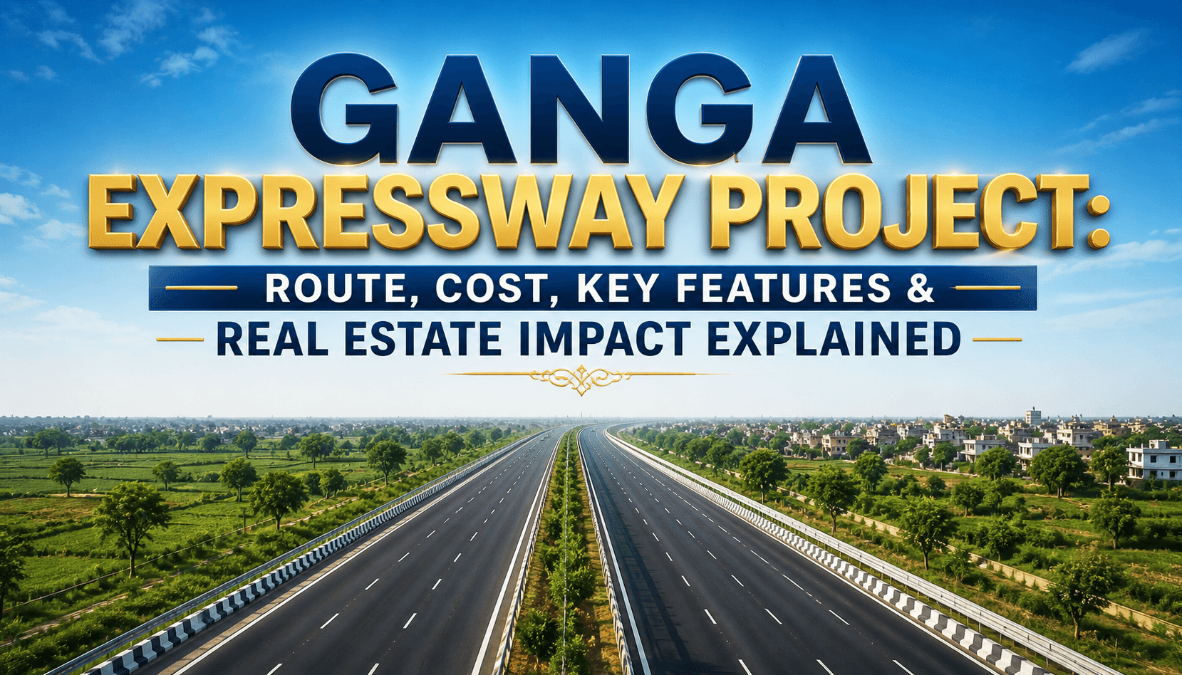 Ganga Expressway Project: Route, Cost, Key Features & Real Estate Impact Explained