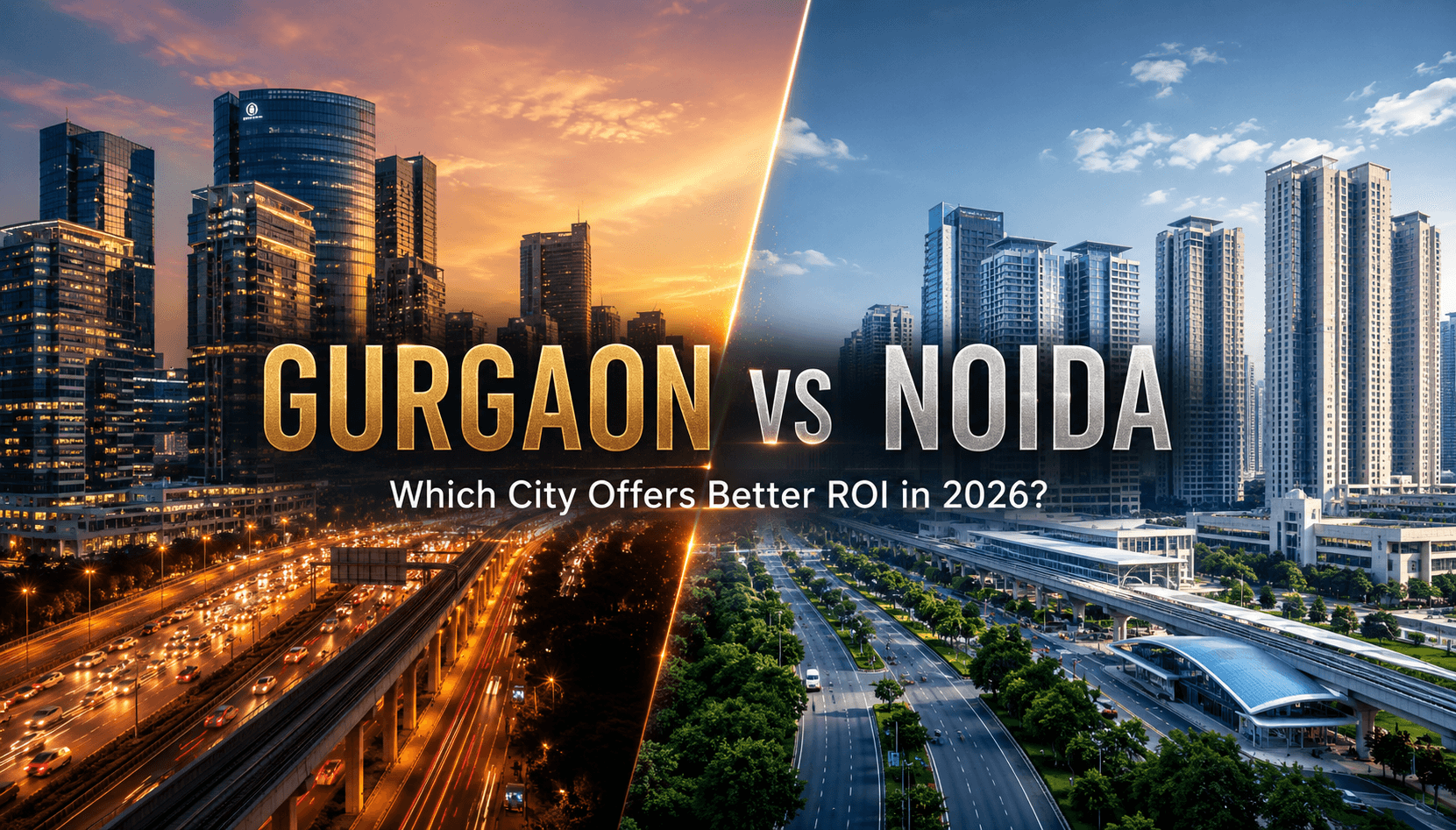 Gurgaon vs Noida: Which City Offers Better ROI in 2026?