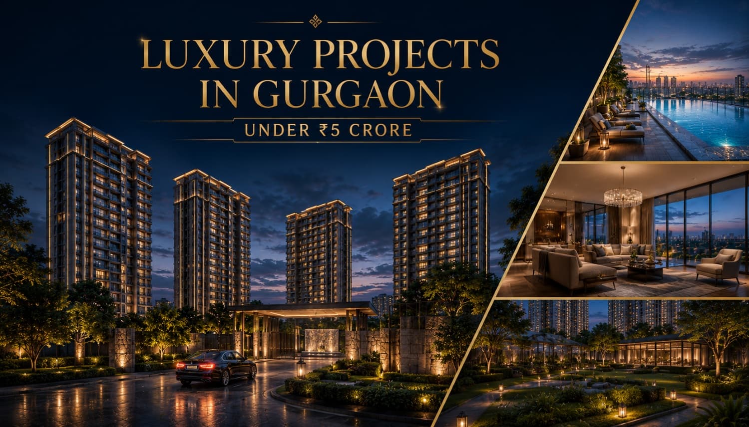 Best Luxury Projects in Gurgaon Under ₹5 crore (2026 Guide)