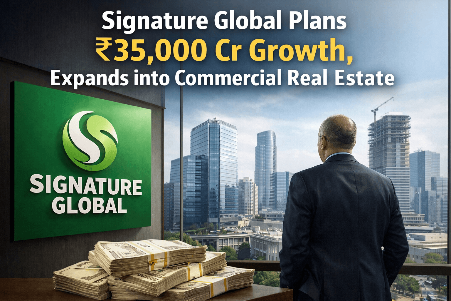 Signature Global Plans ₹35,000 Cr Growth, Expands into Commercial Real Estate – Signature Global news