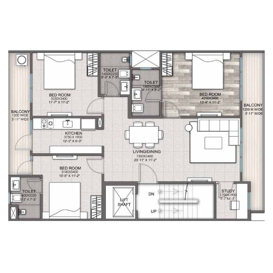 Signature Global City 93 Floor Plan