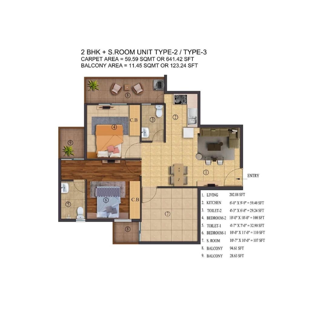 ROF Atulyas Floor Plan