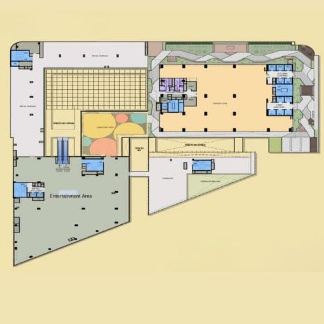 AIPL Joy Gallery Third Floor Plan