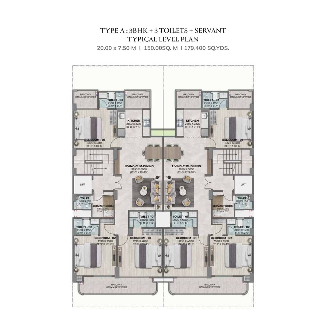 Ganga Kashi Sector 89 Floor Plan