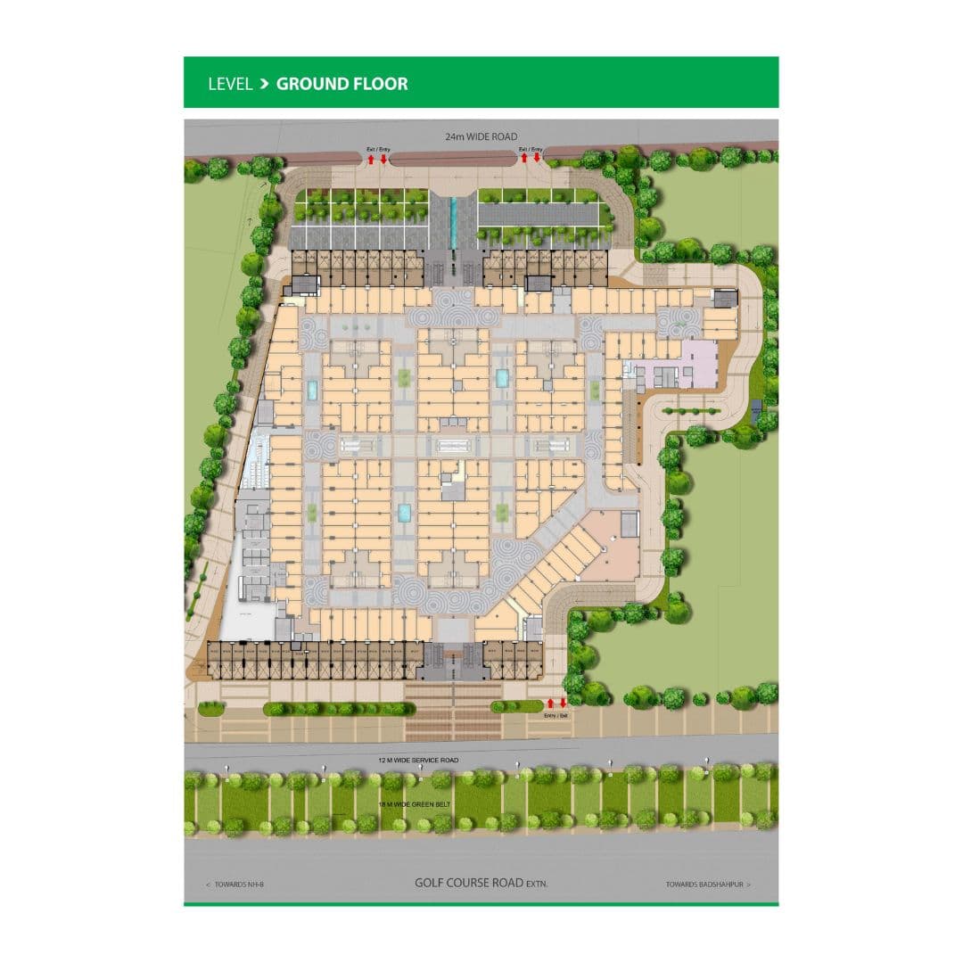 M3M Broadway Floor Plan