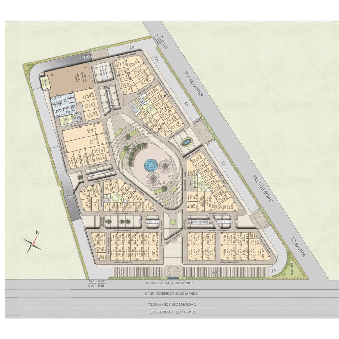 SS Whitewater Sector 90 Floor Plan