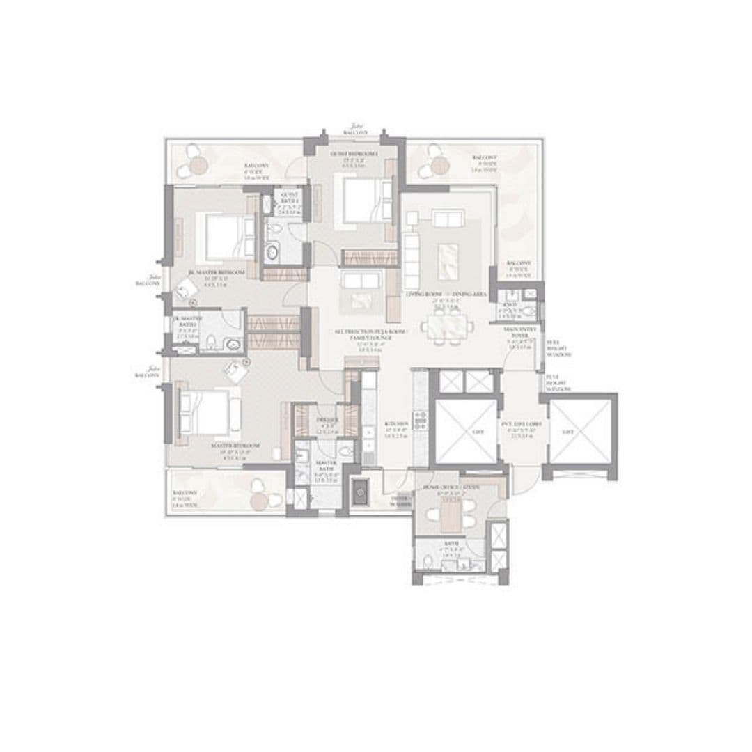 TARC Ishva Gurgaon Sector 63A Floor Plan