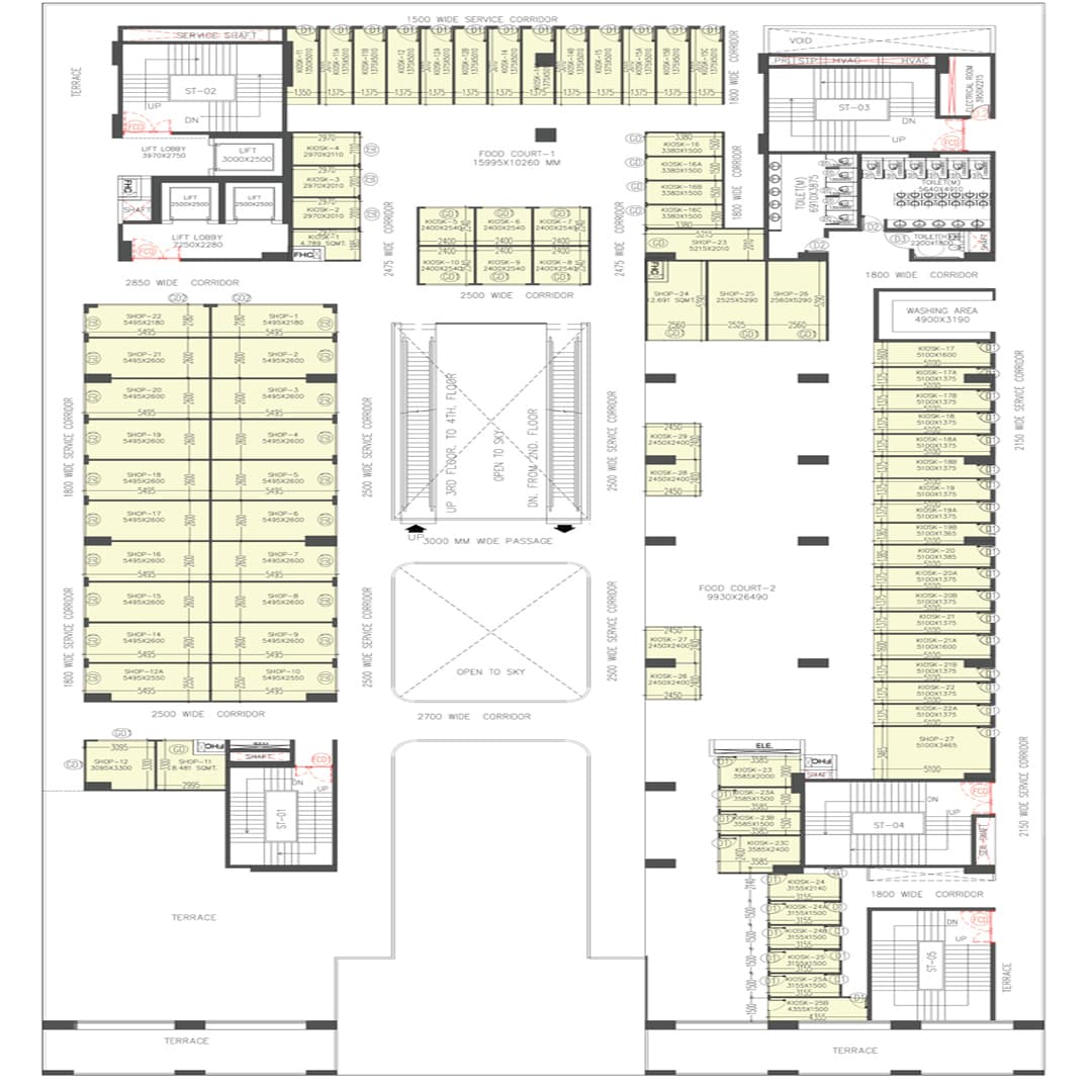 Third Floor plan of Signature Global Infinity