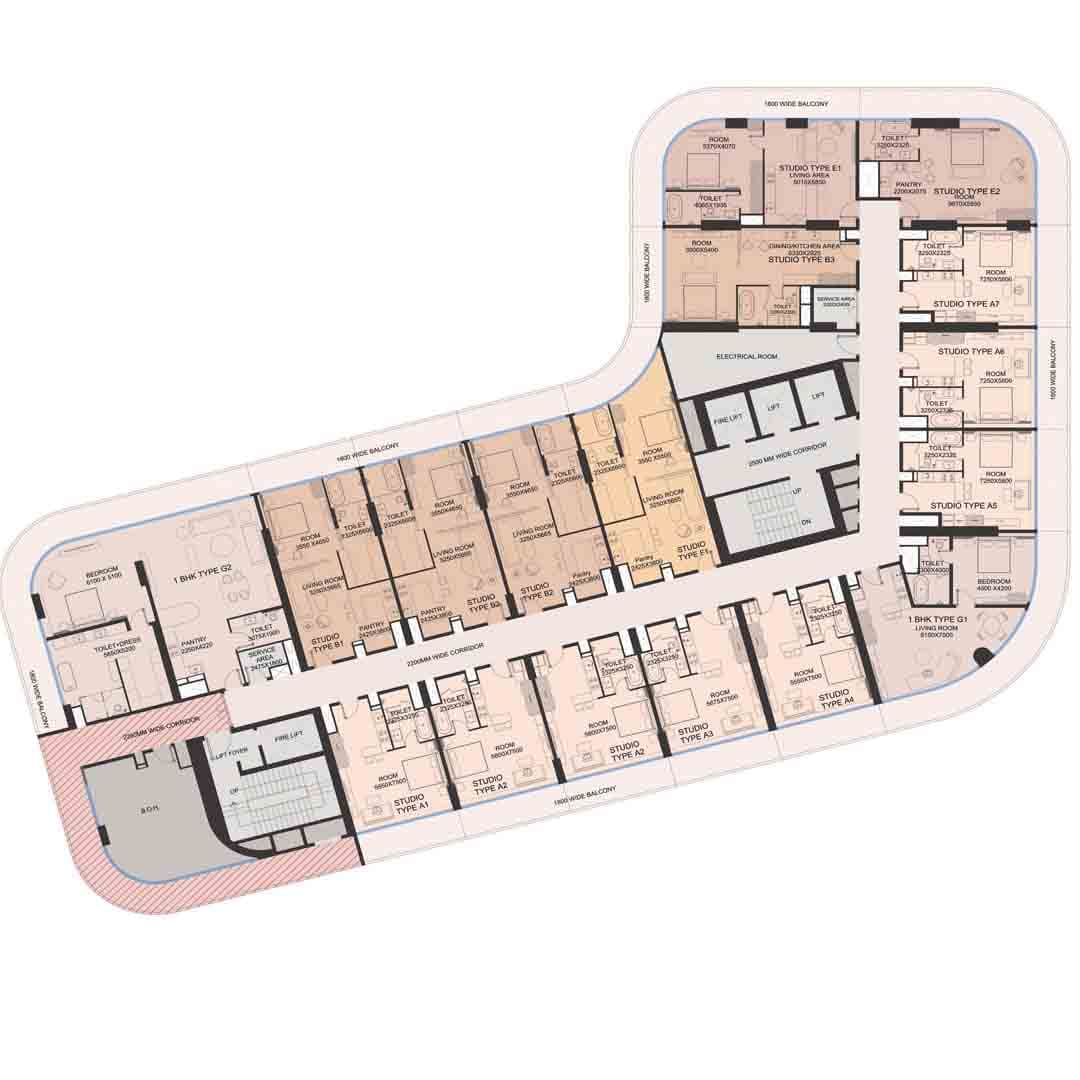 Central Park The Selene Tower of Floor Plans