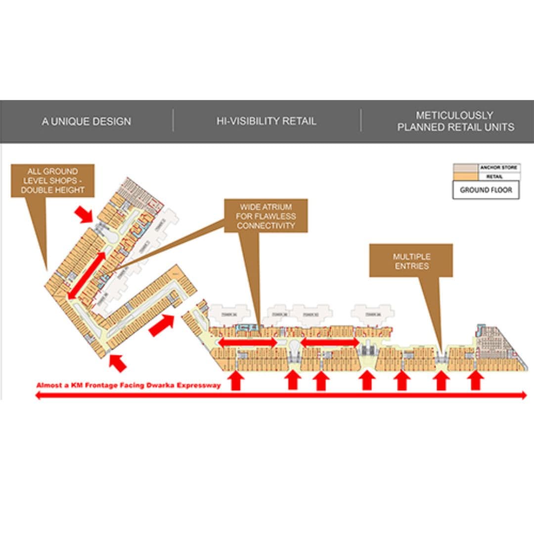 M3M Capital Walk 113 Floor plan