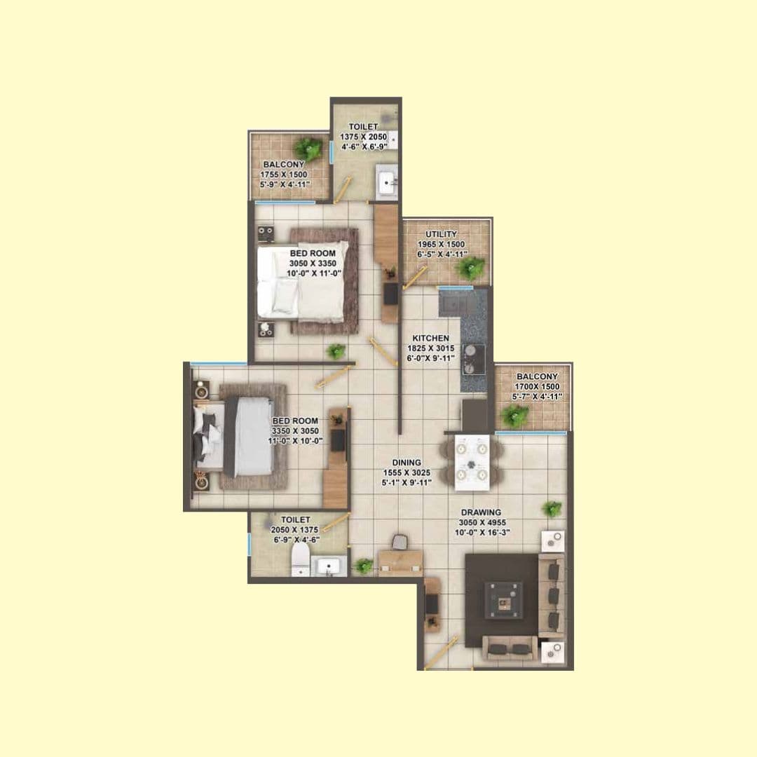 Signature Global Superbia 95 Floor Plan
