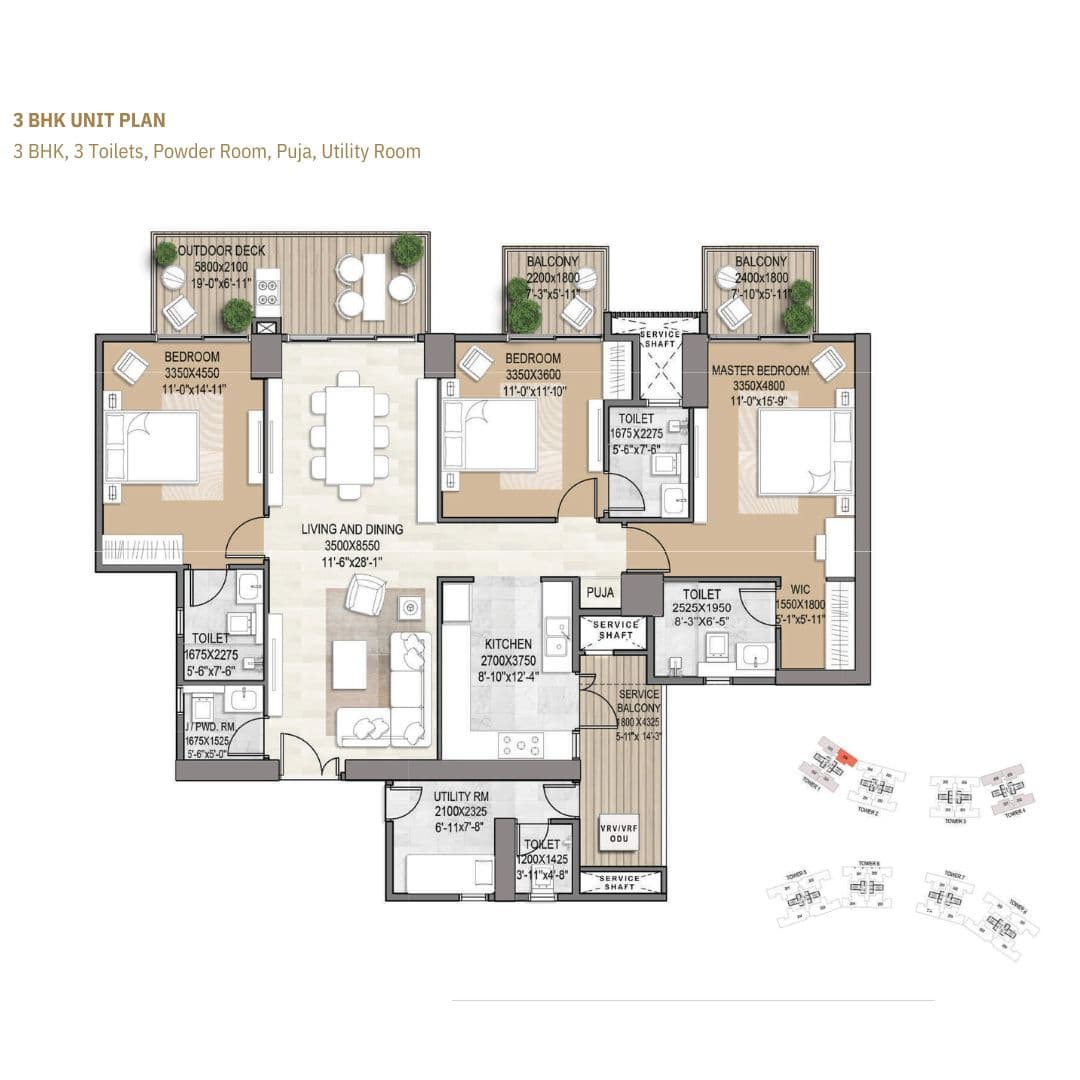 Signature Global Deluxe DXP Sector 37d Floor Plan