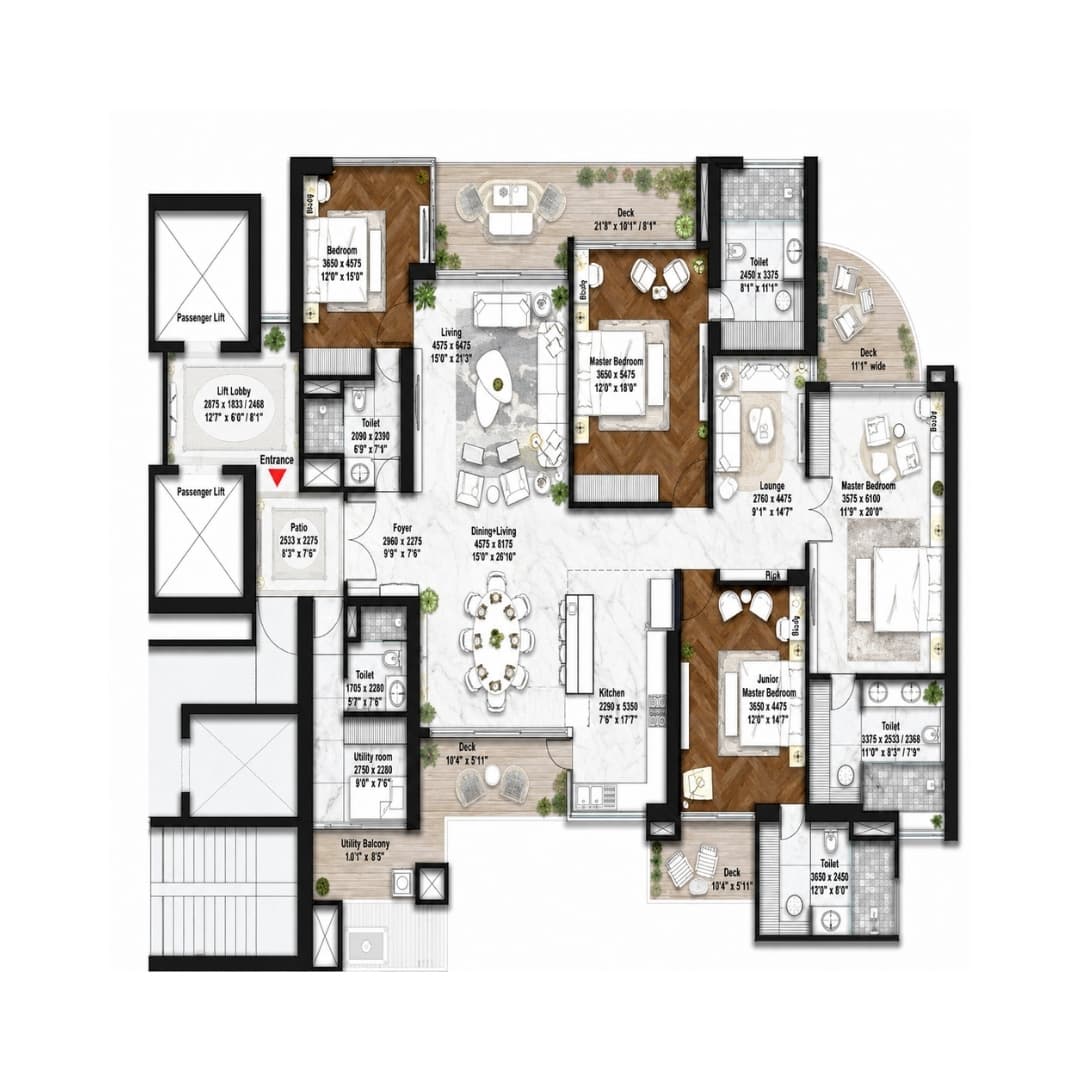 Elan The Statement Floor Plan