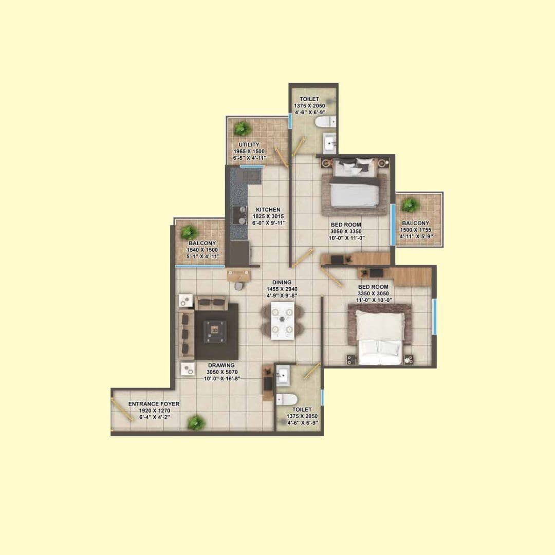 Signature Global Superbia Gurgaon Floor Plan