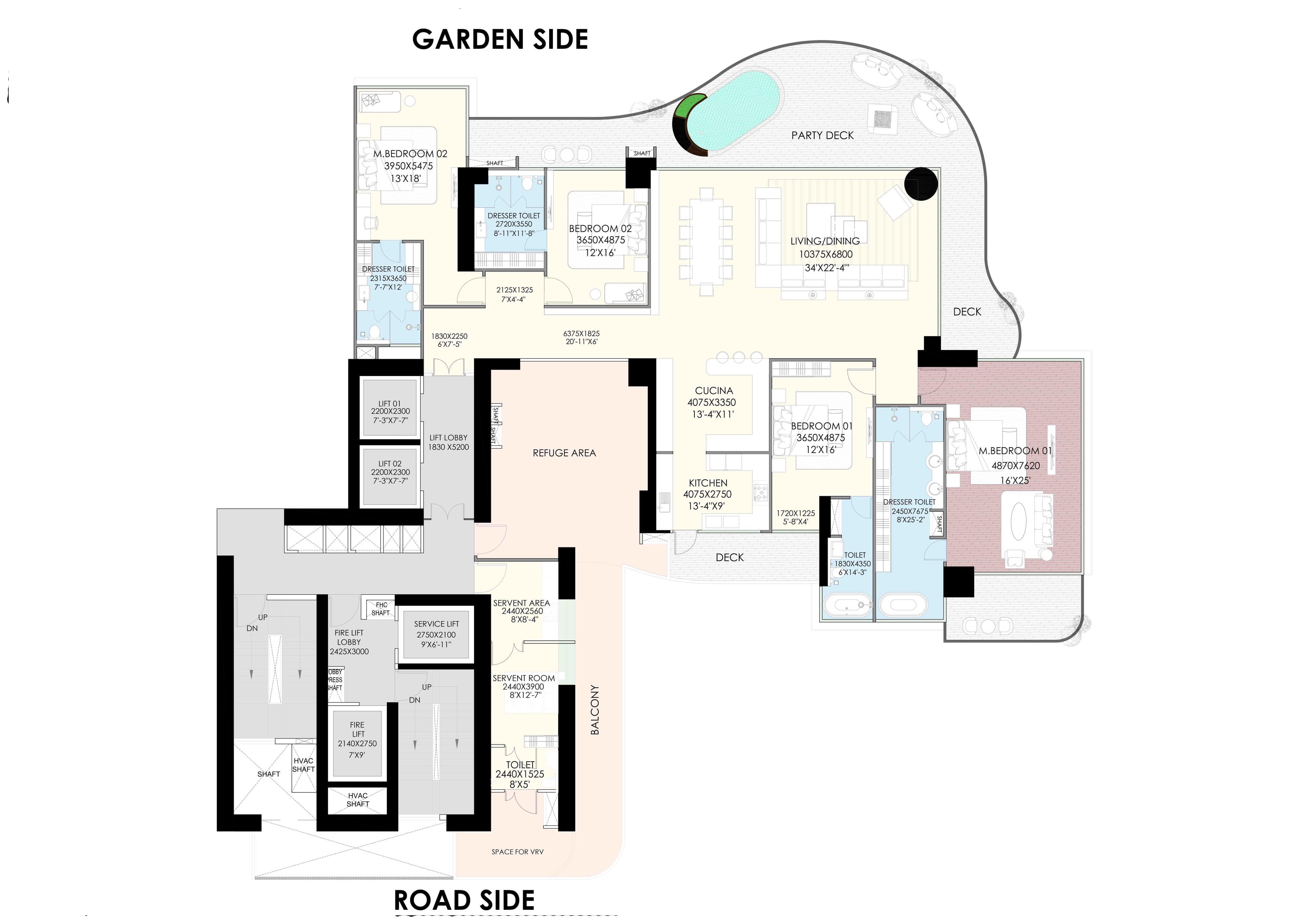 4 BHK Apartments Sector 37D