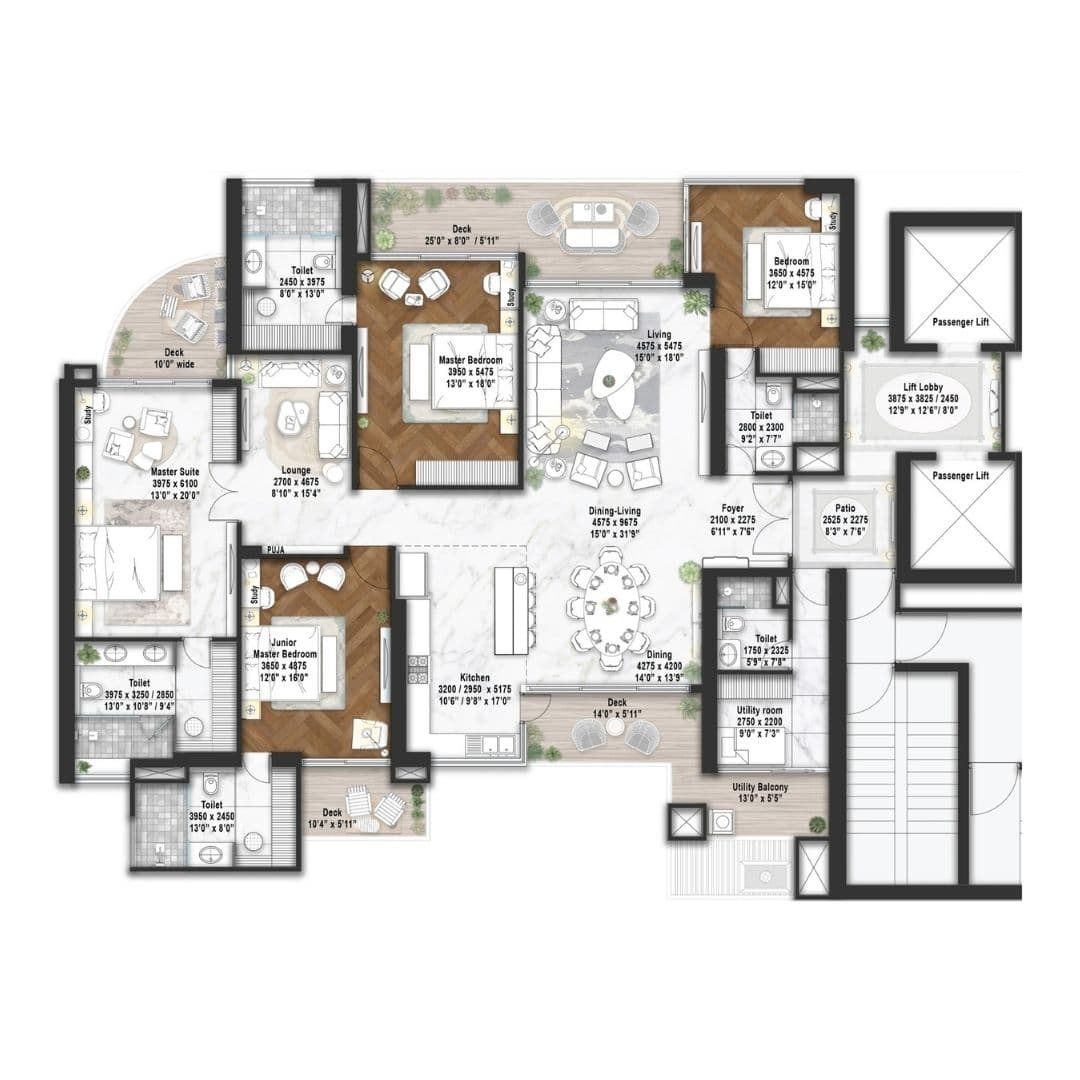Elan The Statement Sector 49 Sohna Road Floor Plan