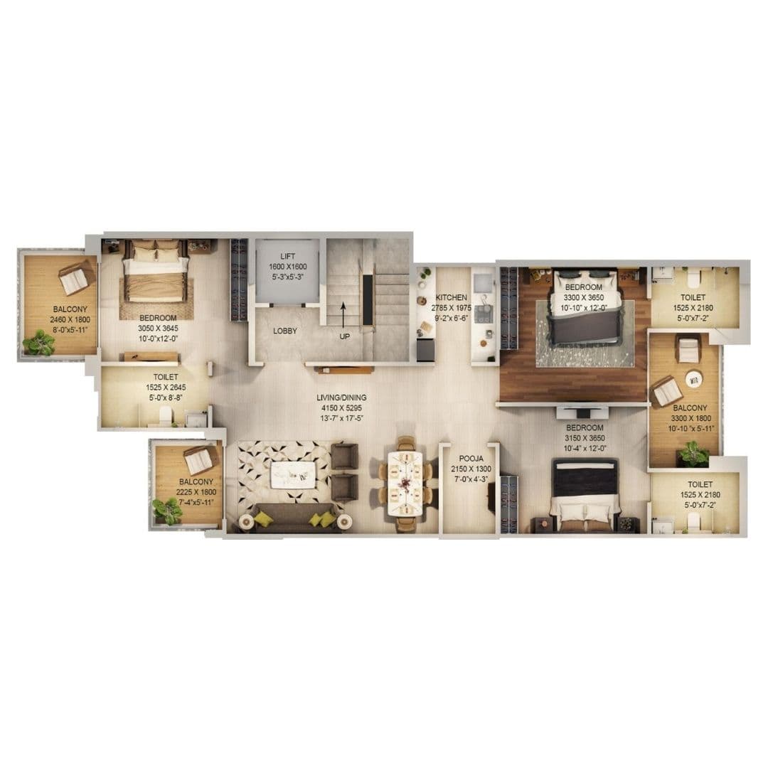 Signature Global City 3BHK Apartment