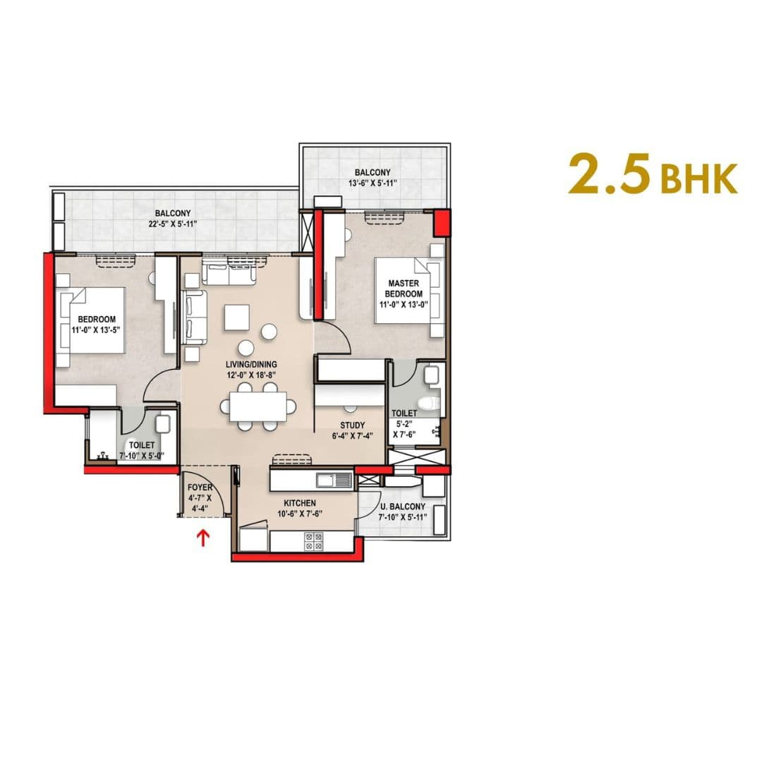 Smart World One DXP 113 Floor plan