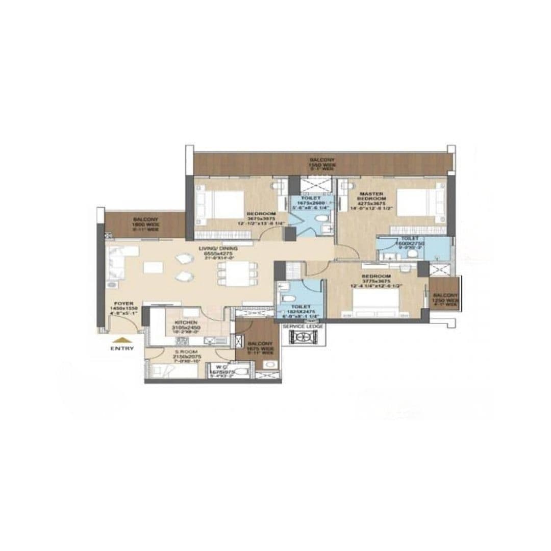 Puri The Aravallis 3BHK Apartment