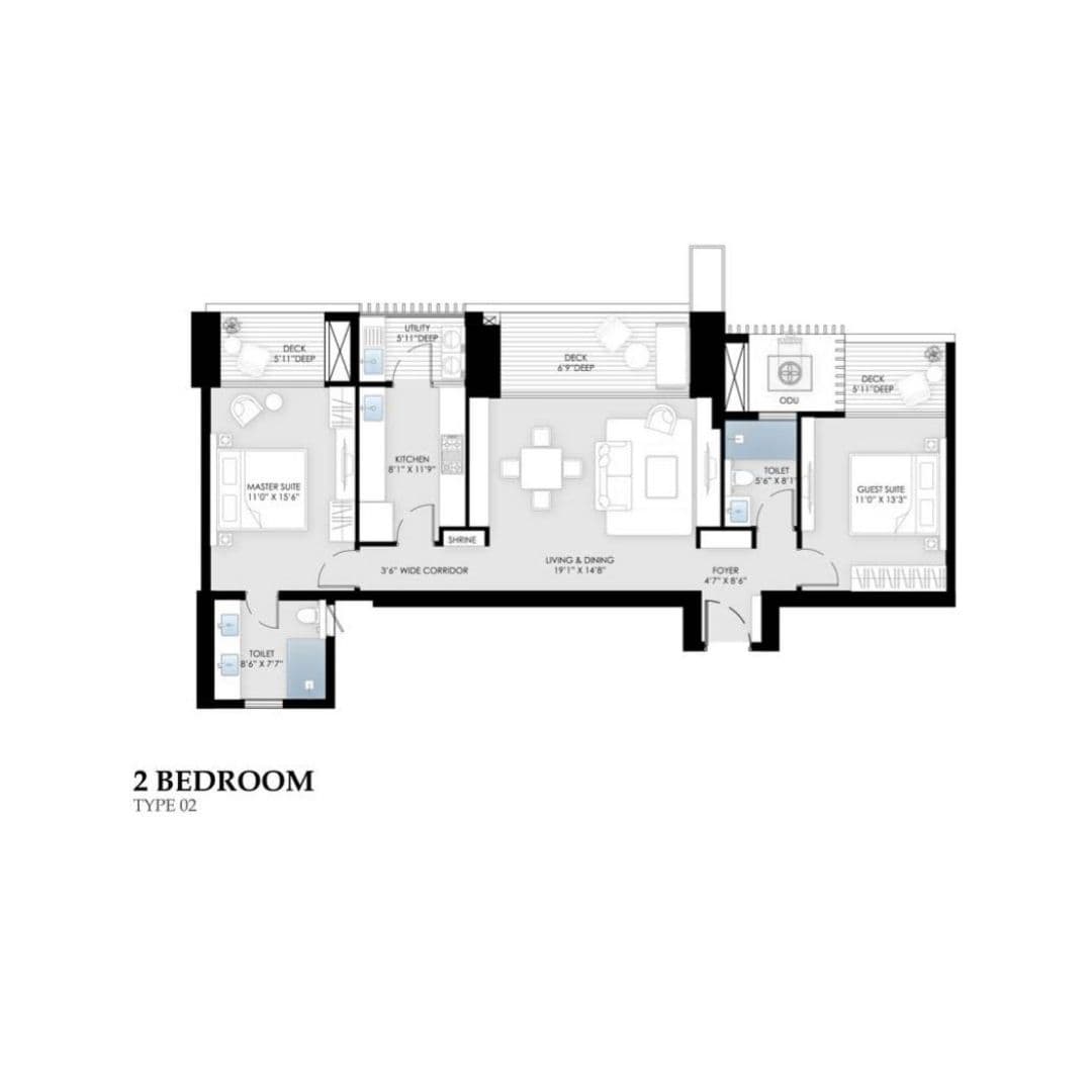 BPTP Amstoria Verti Greens Floor Plan