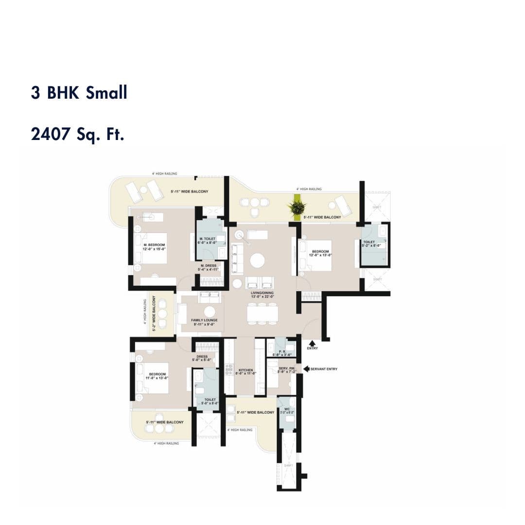 4S Aurrum Sector 59 Floor Plan