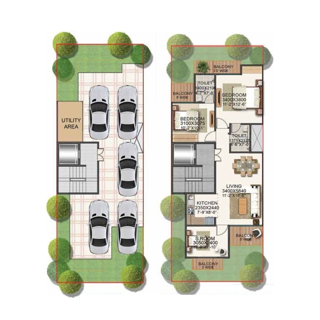 Signature Global Park 2 & 3 Sector 36 Floor Plan