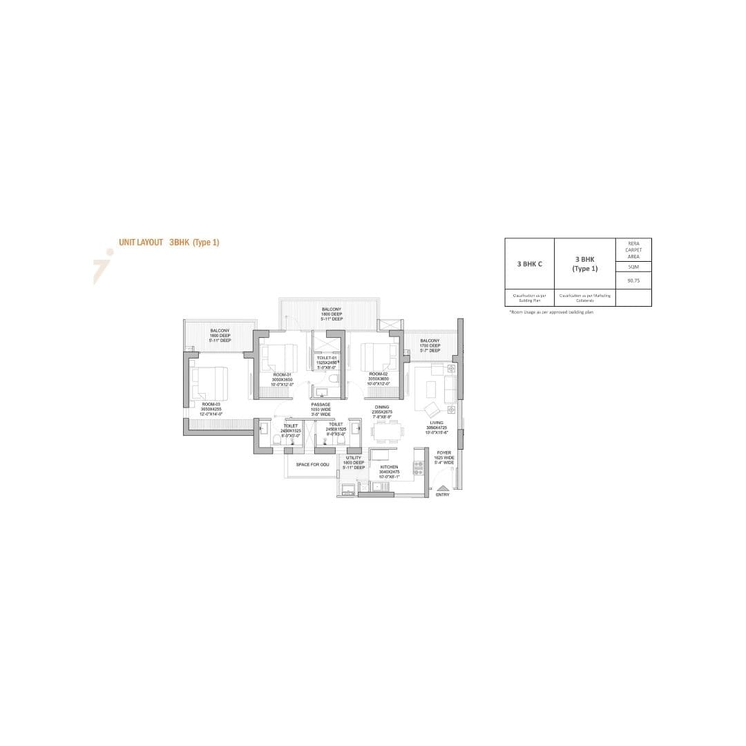 Godrej Zenith 89 Gurgaon Floor Plan