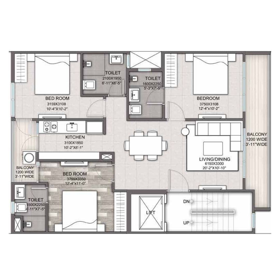 Signature Global City Sector 93 Floor Plan
