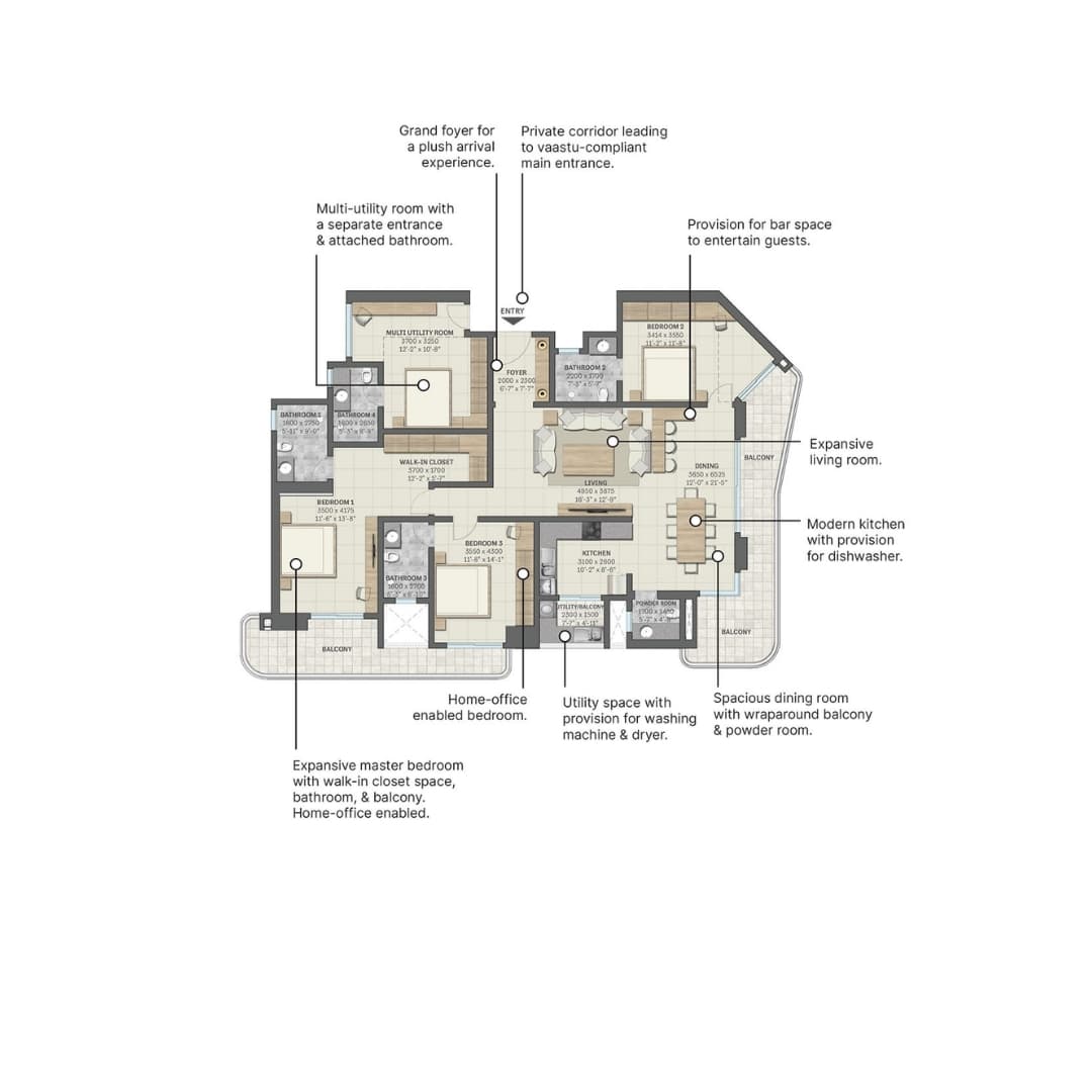 Sobha Altus Sector 106 Gurgaon Floor Plan