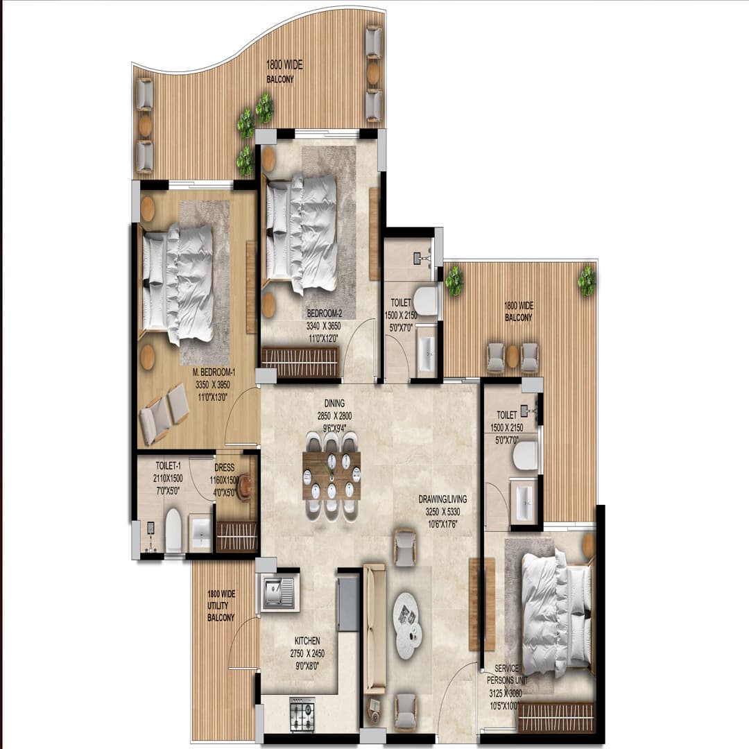 Lamose Gratitude Sector 84 Gurgaon Floor Plan