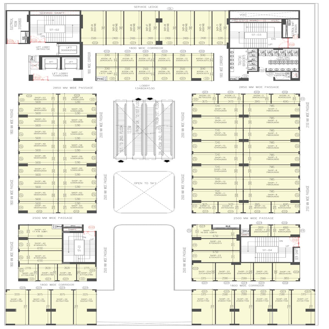 First Floor plan of Signature Global Infinity