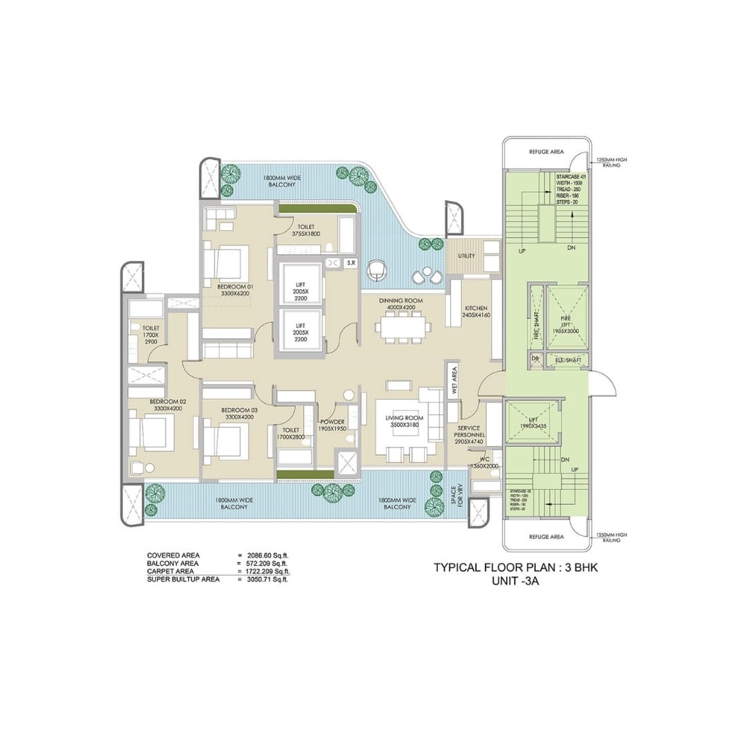 Ganga Realty Nandaka Floor Plan