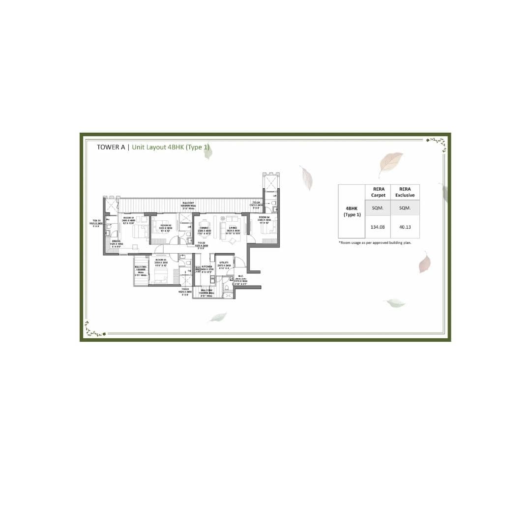 Godrej Vrikshya Gurgaon Sectyor 103 Gurgaon Floor Plan