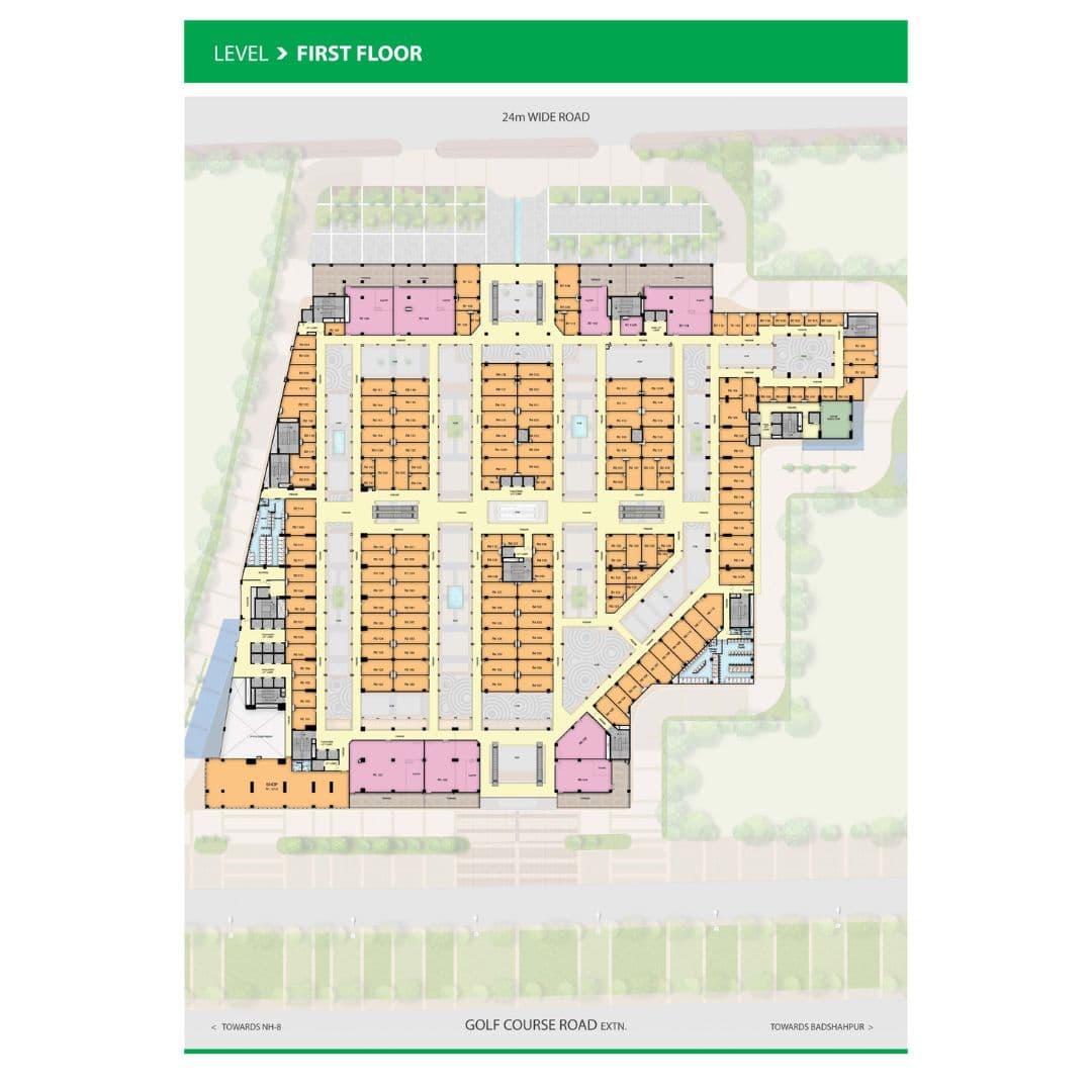 M3M Broadway Sector 71 Floor Plan