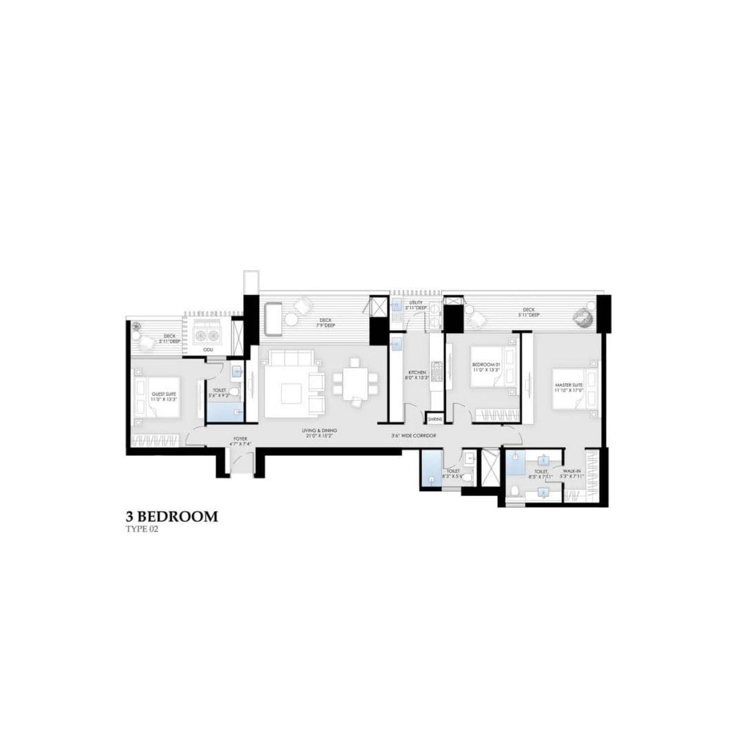 BPTP Amstoria Verti Greens Gurgaon Floor Plan