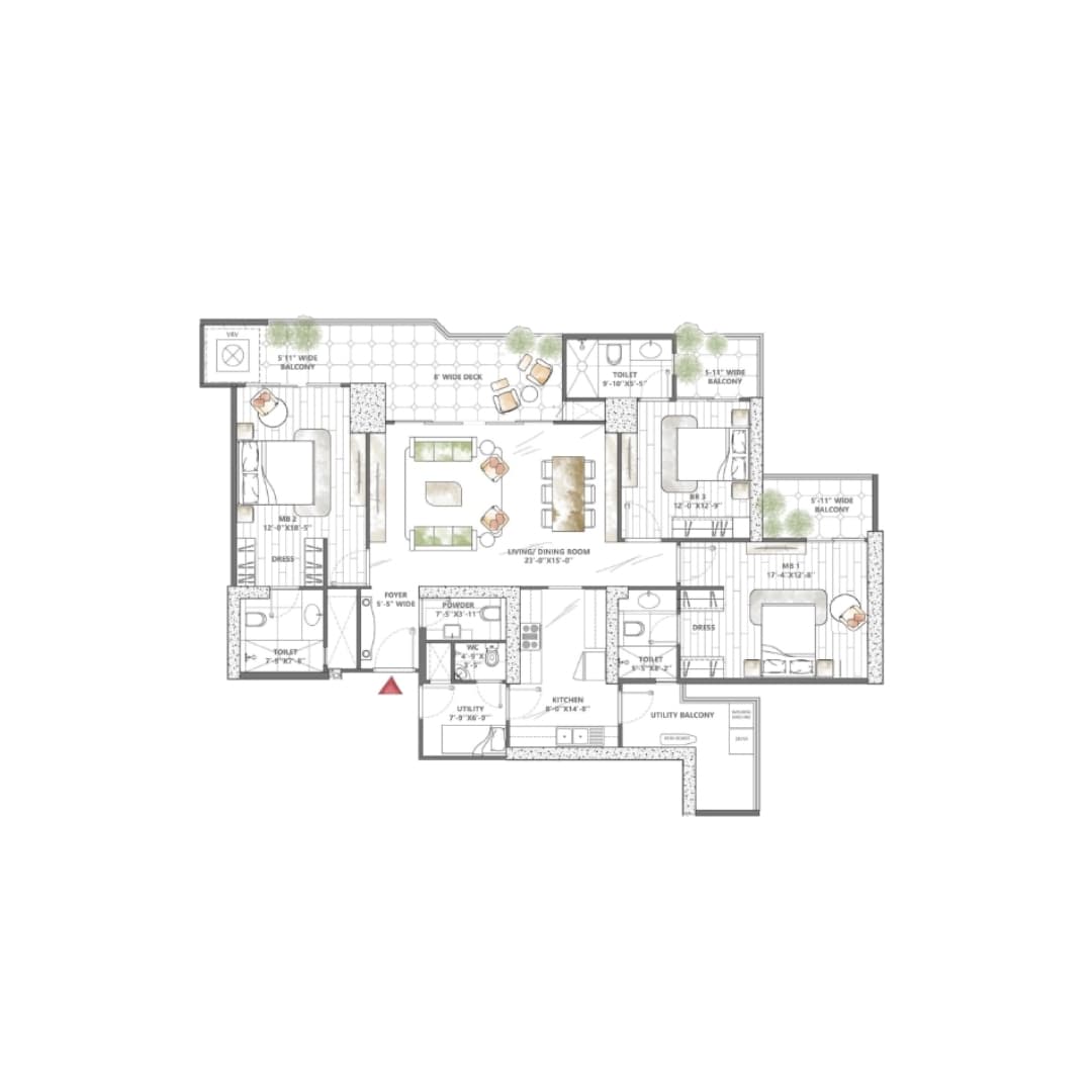 Smart World Sky Arc Floor Plan
