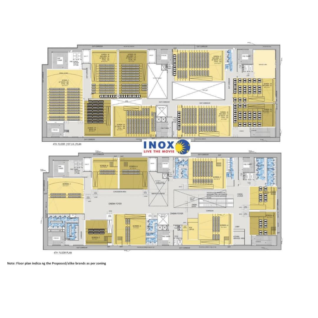 Raheja The Delhi Mall Floor Plan