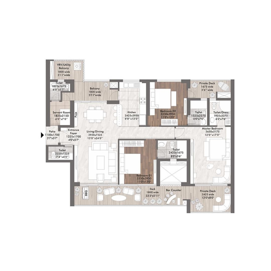 Elan The Presidential 106 Gurgaon Floor Plan