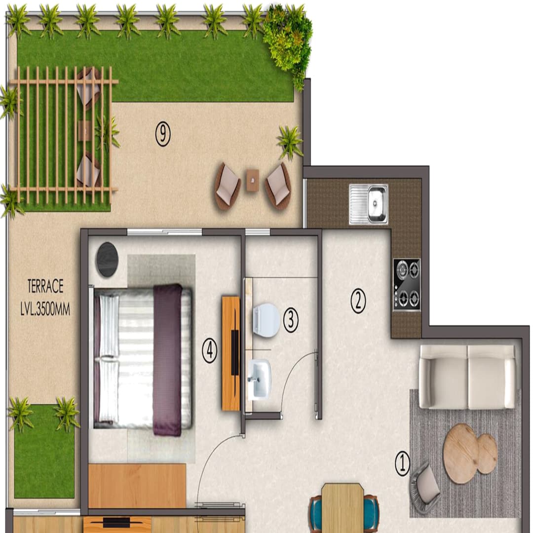 Floor Plan of Solitaire Sector 70