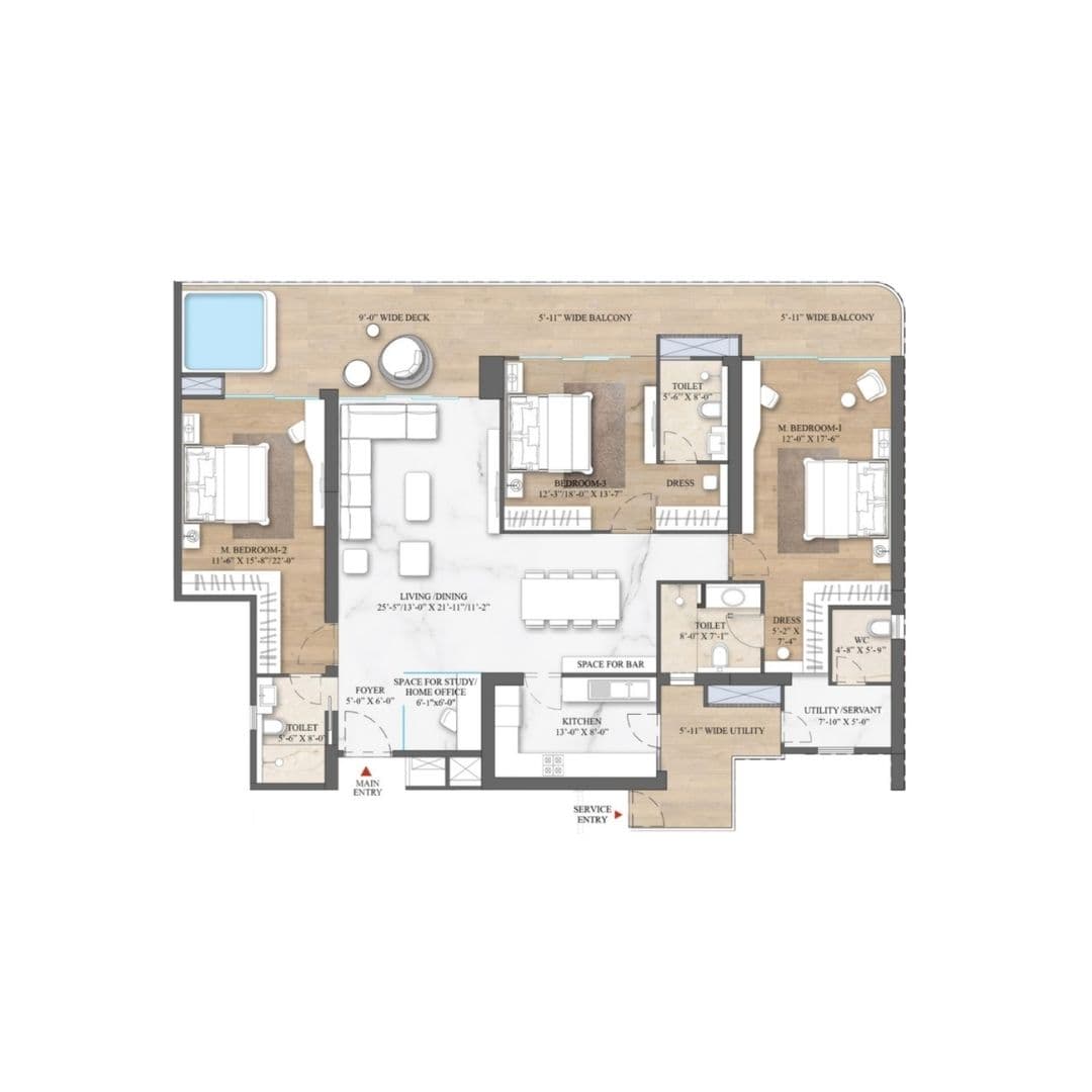 Smart World The Edition 3.5BHK