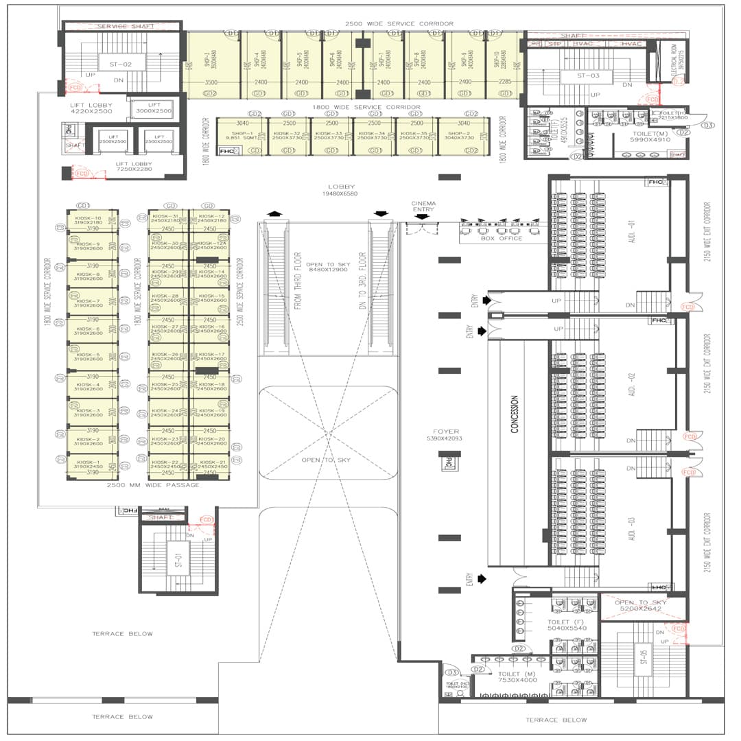 Fourth Floor plan of Signature Global Infinity
