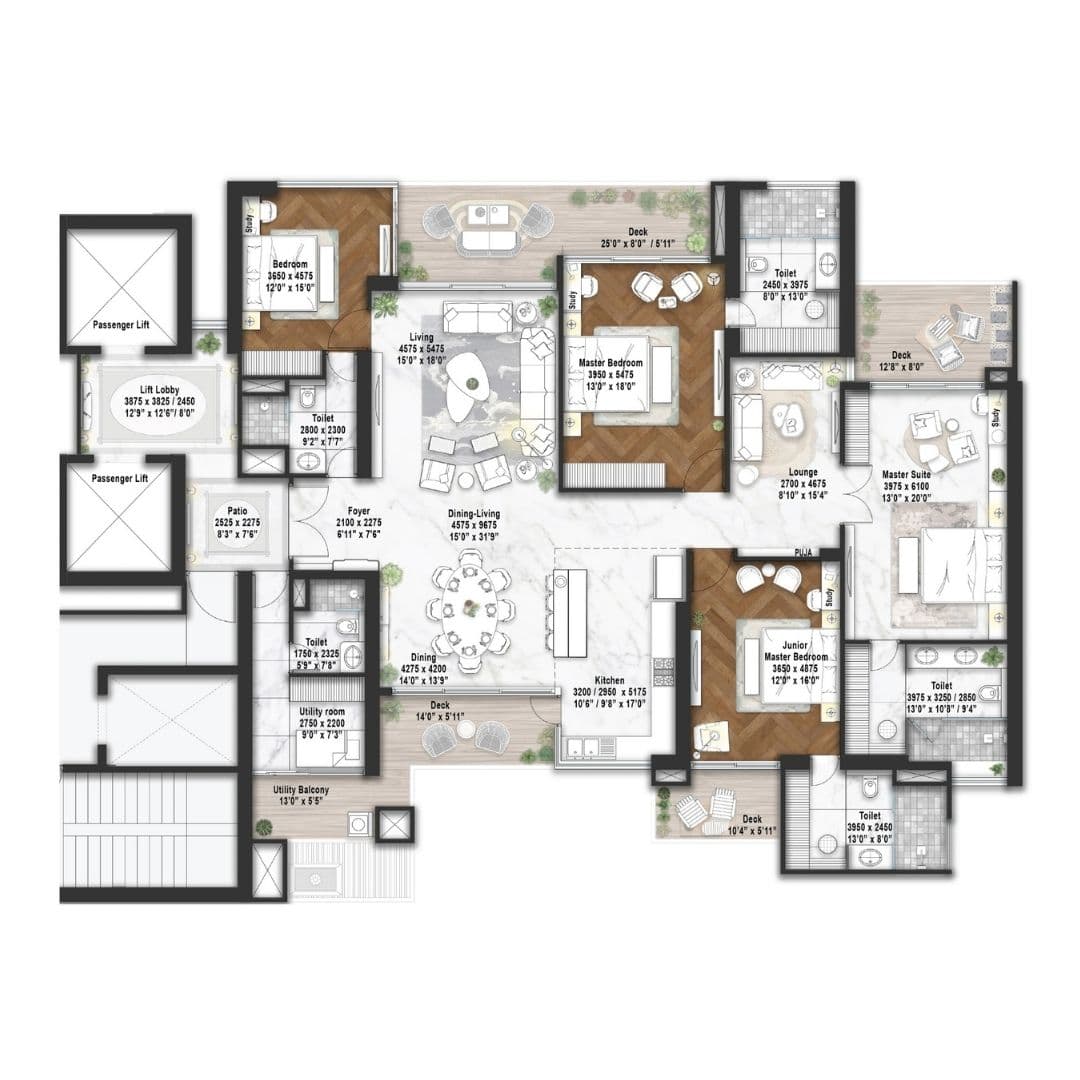 Elan The Statement Sector 49 Floor Plan