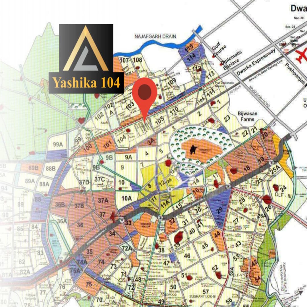 Yashika Green Square Sector 99A Location Map