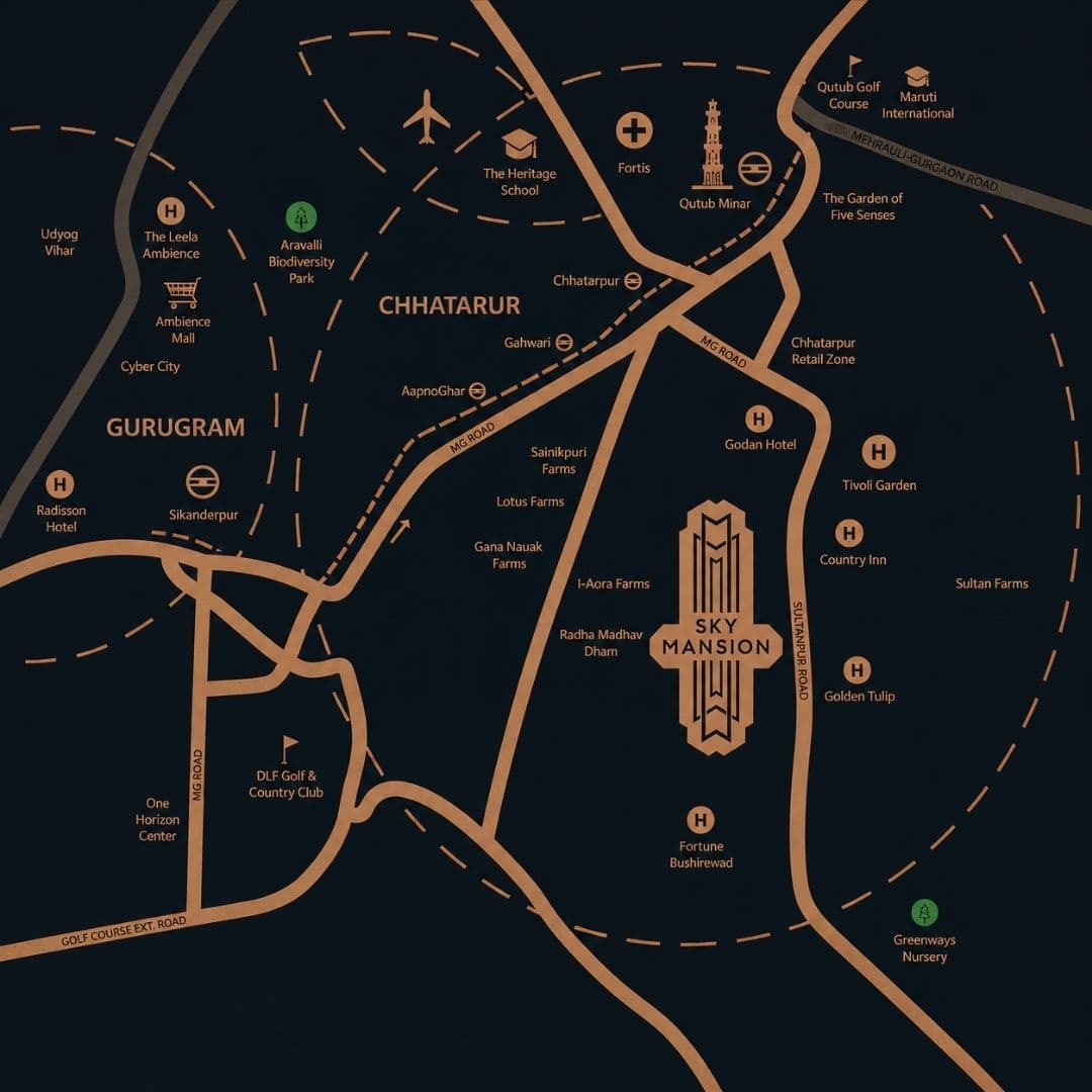 Risland Sky Mansion Location Map
