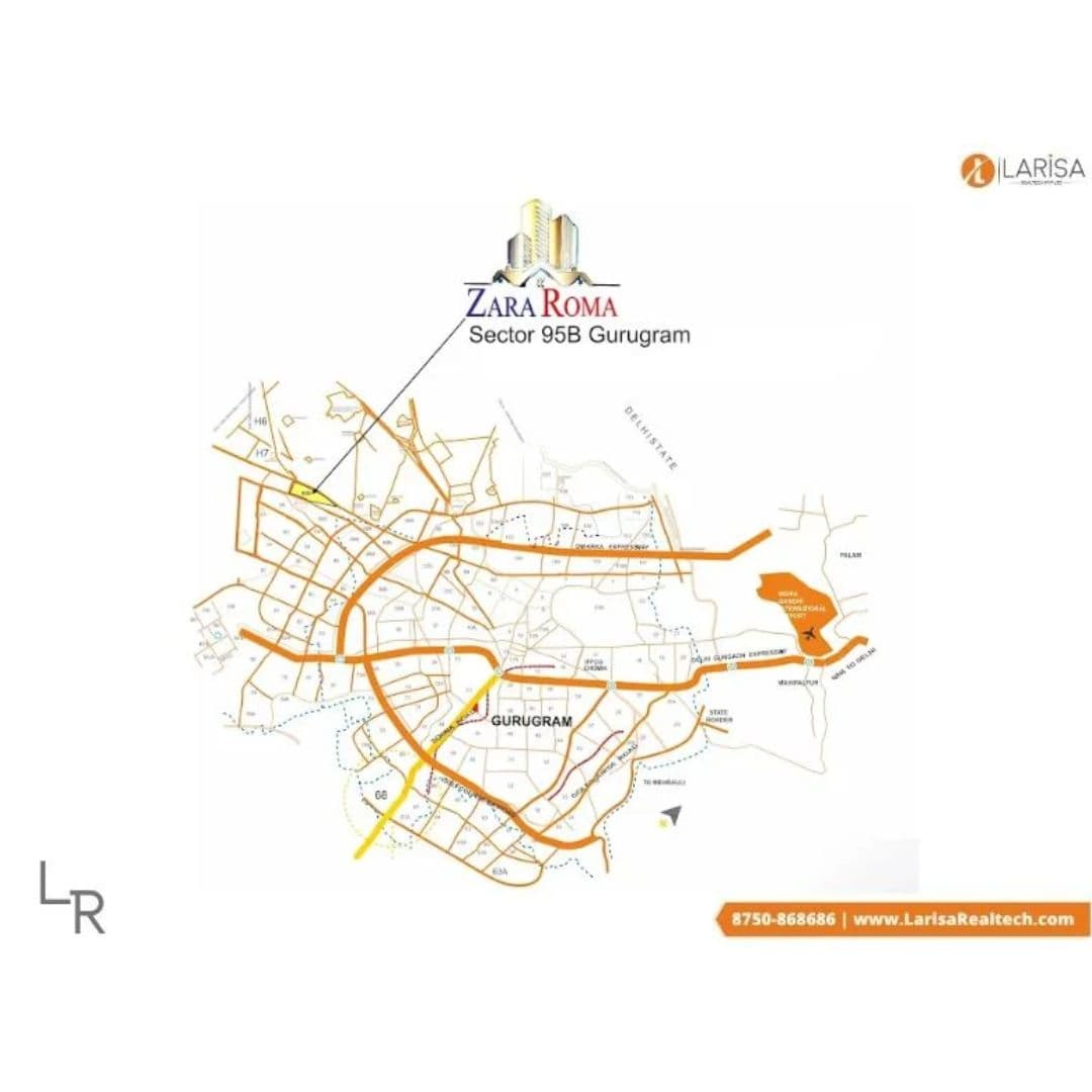 Zara Roma location map