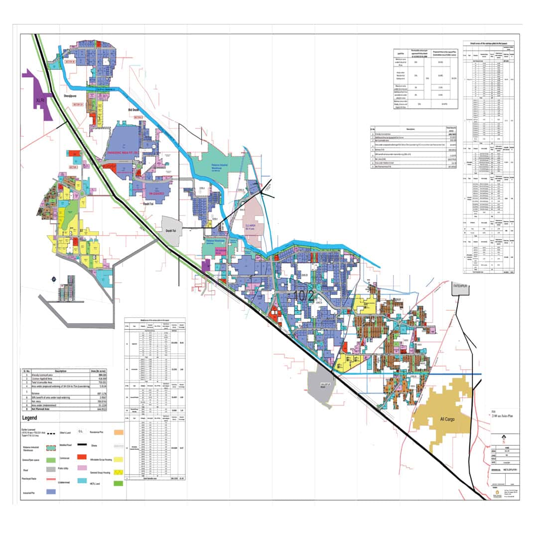 Location map of Brahma City Plots