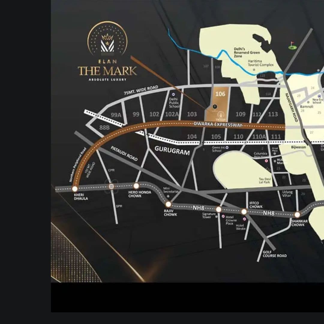 Elan The Mark 106 Location Map